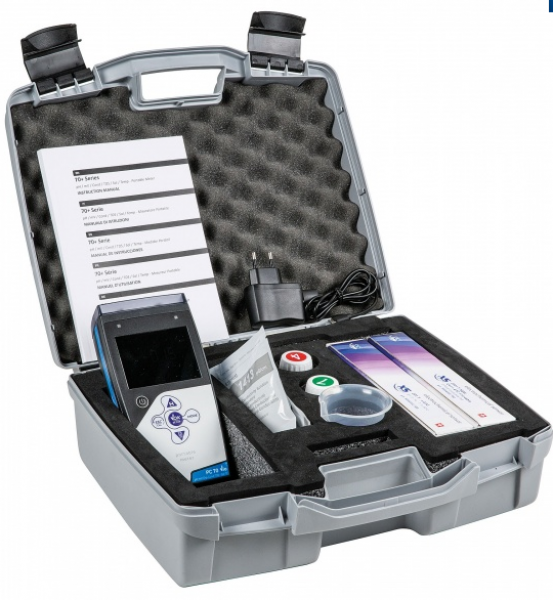 Koffer PC 7+ DHS Komplettset inkl. pH Elektrode 201T und Leitfähigkeitszelle 2301T